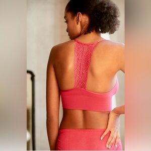 Anthropologie Seamless Midsommar Lace Back Bralette